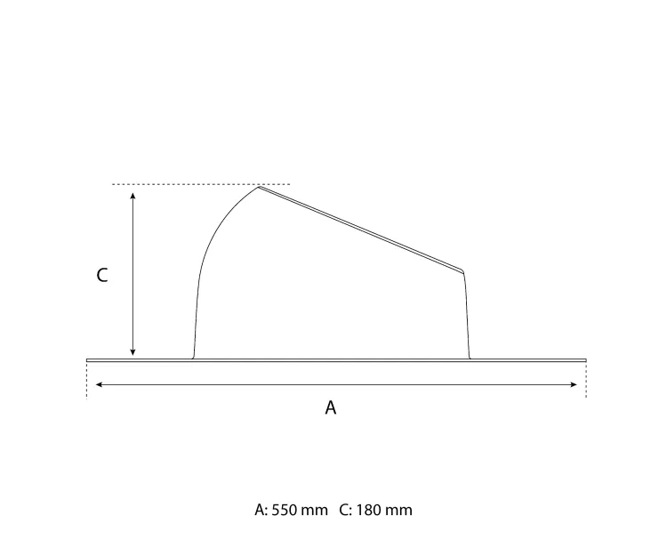 Eurovent® VENTOS X BITU UNI ALU SIDE RYSUNEK